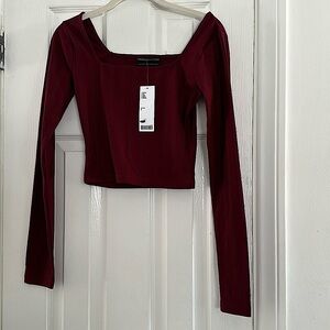 Beautiful with tags small urban outfitters maroon long sleeve shirt